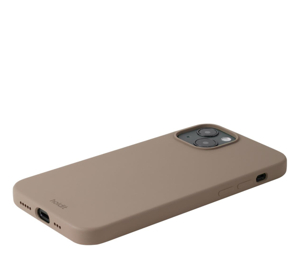 Holdit Silicone Case iPhone 15 Plus Mocha Brown 15982 - 1148754 - zdjęcie 3